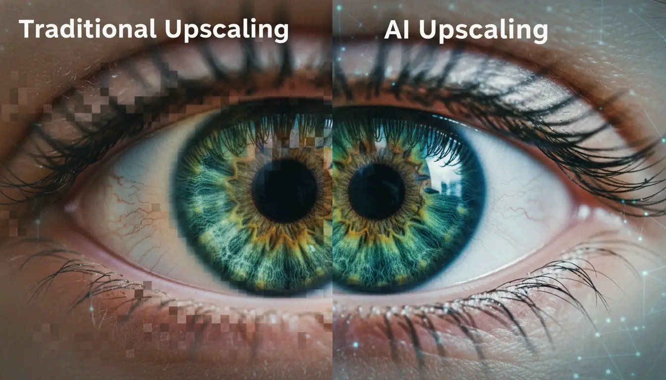 AI 생성형 채움 vs 픽셀 스트레칭 시각화