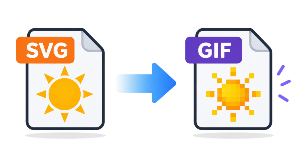 SVG to GIF: Convert Static and Animated SVGs Free